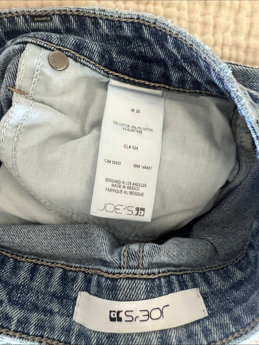 Joe's Jeans Light Blue High-Rise Denim Jeans - Picture 12 of 13
